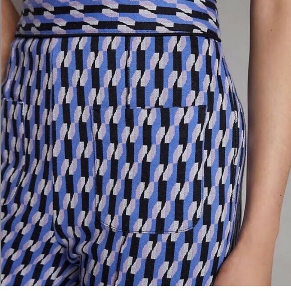 Anthropologie Maeve Ponte Wide Leg Jumpsuit With Pockets Size Large - Picture 5 of 7